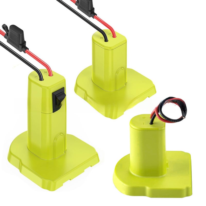 Suitable for RYOBI (RYOBI)18V power tools nickel-electric lithium battery DIY output adapter with cable(Liyoubi-Two Lines) - Image 2