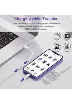 ELTRAZONE iPhone 20W USB C Fast Charger, iPhone Fast Charger Plug fast Charger Power and 1M iPhone USB C Charger Cable Compatible with i-Phone 13 12 11 Pro Max Mini X XR Xs/i-Pad, iPhone USB C Fast Charger  - Image 3