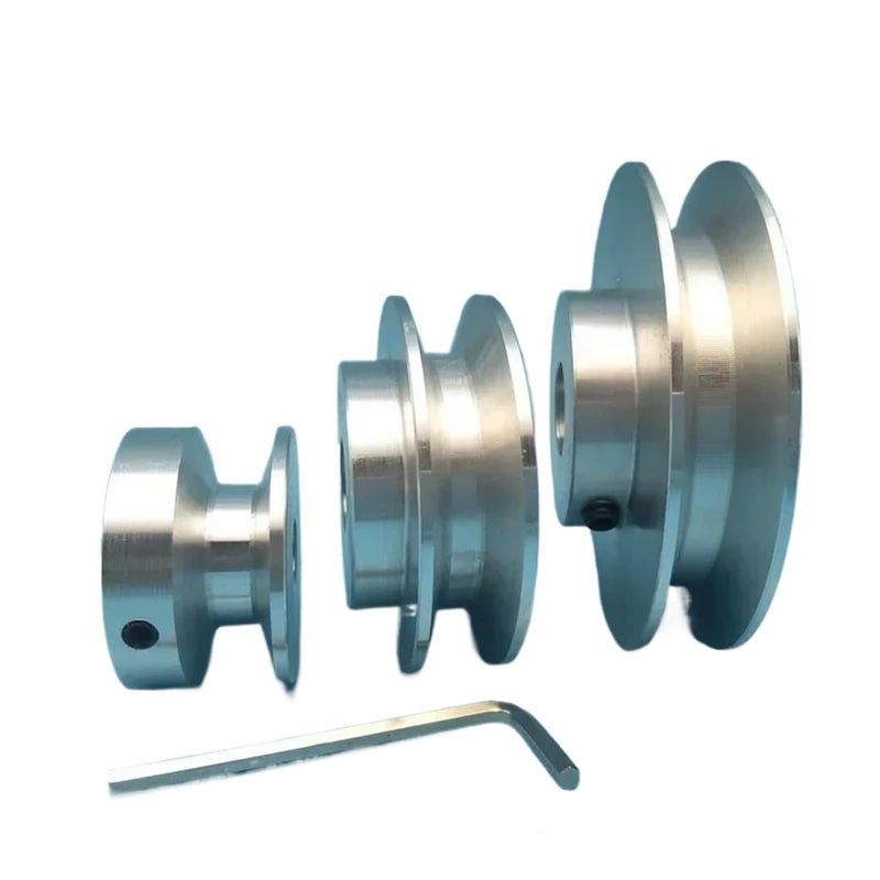 Motor Belt Drive Wheel 40mm 60mm 80mm 100mm V-Belt Pulley, Single Groove, A- Type(40x8mm)