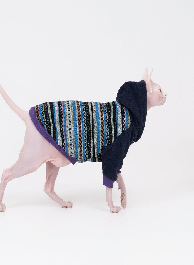 SNIXFever Sphynx Cat Hoodie SweaterWarm Fleece Sweater for cat, Knit Fleece Dog Clothes for Kitten Small Medium Dogs (Medium) - Image 4