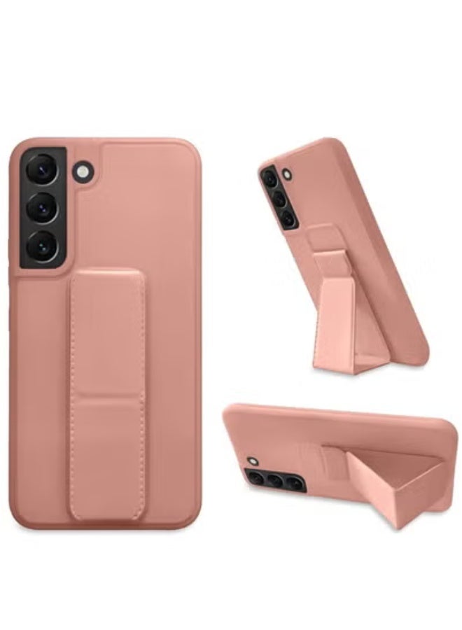 TIGER Samsung Galaxy S24 PLUS Case Cover Magnetic Car Mount Kickstand & Holder, Premium Silicone Vertical & Horizontal Hand Strap and Grip with Multi Stand for Samsung Galaxy S24 PLUS - Image 1