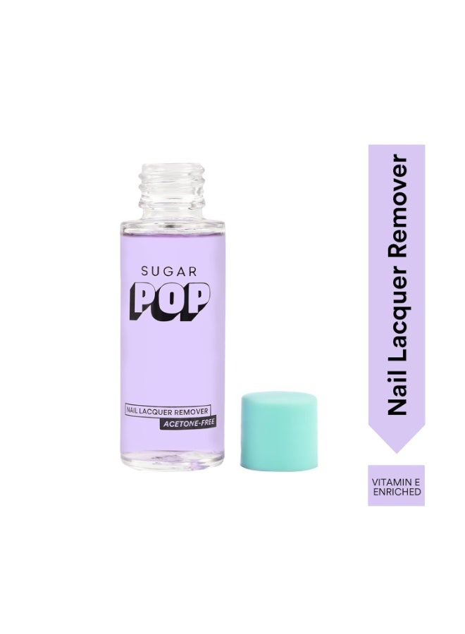 سكر بوب مزيل طلاء الأظافر SUGAR POP | خالٍ من الأسيتون | مُعزز بفيتامين E وزيت اللوز وزيت الجوجوبا | يحمي الأظافر | رائحة مهدئة - 30 مل - Image 3