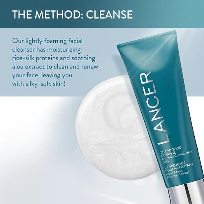 Lancer Skincare The Method: Cleanse Face Cleanser, Daily Face Wash with Salicylic Acid, Normal-Combination Skin, 2 Fluid Ounces - Image 2