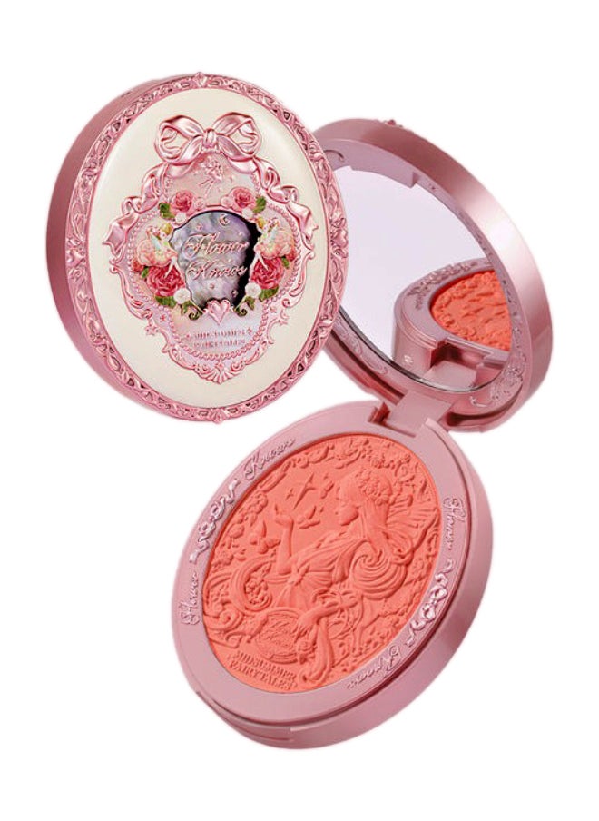 Flower Knows - Midsummer Fairytales Velvet Embossed Blush  Long-Lasting Lightweight & Buildable Powder Blush-01 Blooming Days - Image 1