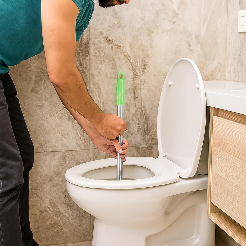 Vararo Heavy Duty 4 inch Toilet Plunger with Iron Handle | Clogged, Unclog Sink Flange for Bathrooms, Kitchens, Sinks, Baths or Drain Cleaner Effortless Solid - Image 3