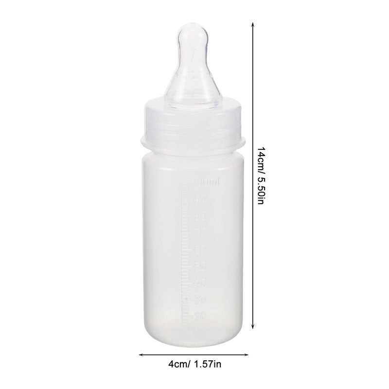 8Pcs Disposable Baby Bottles With Nipple And Scale Portable Travel Milk Containers - Image 3