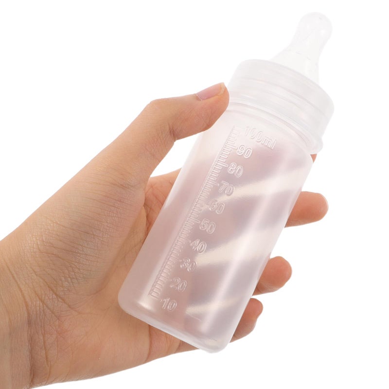 8Pcs Disposable Baby Bottles With Nipple And Scale Portable Travel Milk Containers - Image 5