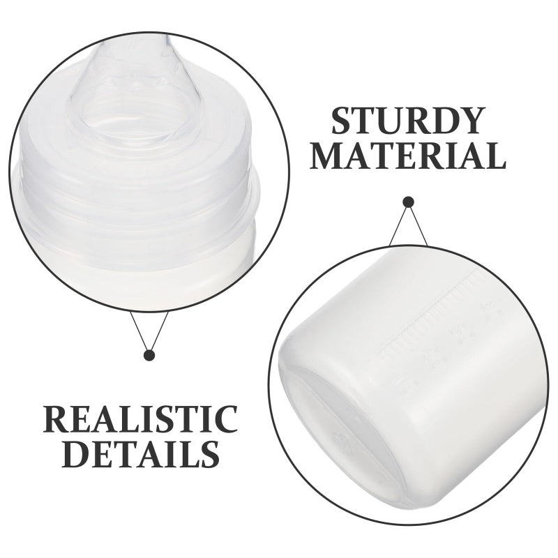 8Pcs Disposable Baby Bottles With Nipple And Scale Portable Travel Milk Containers - Image 4