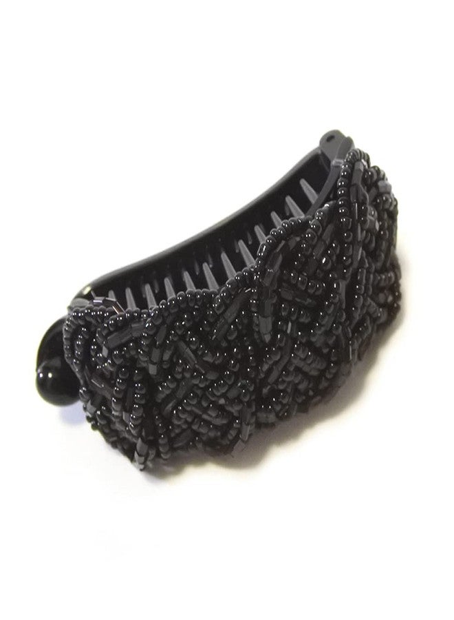 Meilliwish Noble Lady Women Hair Clip Ponytail Holder(H35)(Black) - Image 1