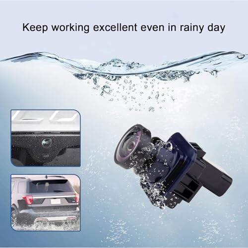 GlymXia Rear View Backup Camera Replacement Compatible with 2010-2014 Ford F150, Replaces OEM BL3Z-19G490-B EL3Z-19G490-D Plug and Play Reverse Camera - Image 4