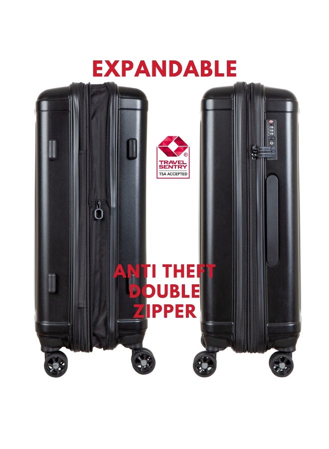 VERAGE Luggage Check In TSA Approved Suitcase for Travel, Expandable Luggage, Genova Collection Checked Luggage - Image 4