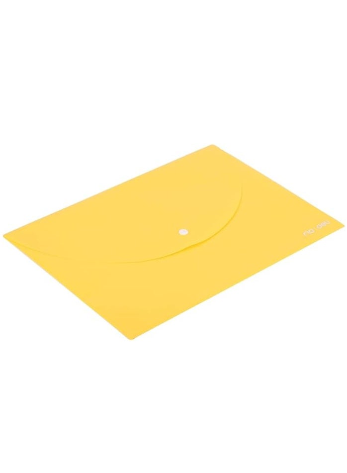 Deli A4 Size E38131 File Bag Yellow Pack of 10