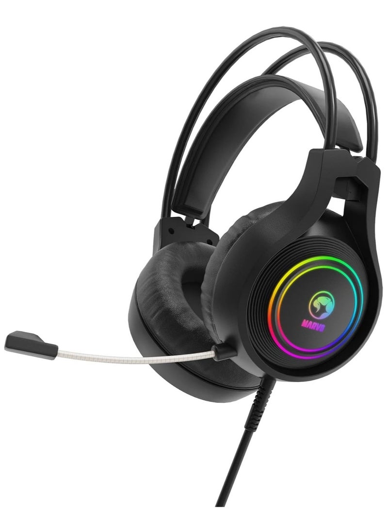 MARVO Marvo HG8921 Gaming Headphones - Black  - Image 1