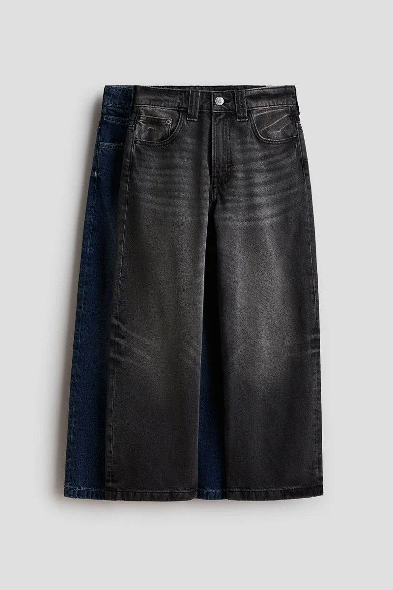 H&M 2-pack Baggy Fit Jeans