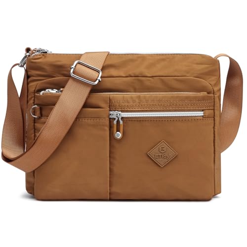 ETidy Crossbody Bag For Women Waterproof Lightweight Casual Shoulder Handbag Purse(Yellow - Image 1