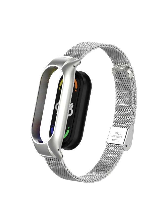For Mi Band 7 Strap Miband7 Stainless Steel Milano Wristband Mi 7 Band Milano Snap Strap - Image 3