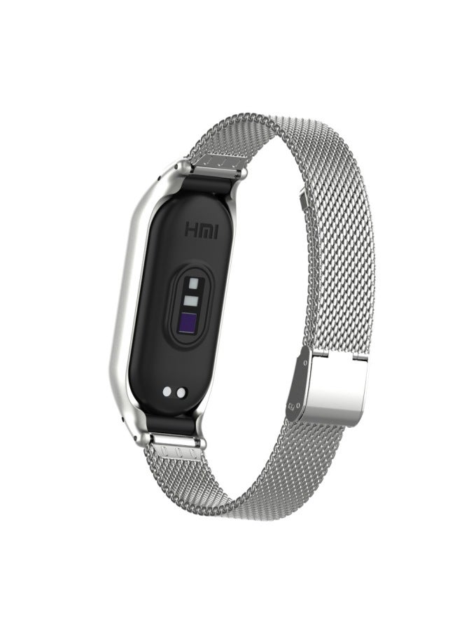 For Mi Band 7 Strap Miband7 Stainless Steel Milano Wristband Mi 7 Band Milano Snap Strap - Image 4