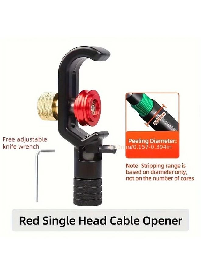 Professional Metal Wire Stripper 4 10mm Optical Cable Ergonomic Grip - Image 1