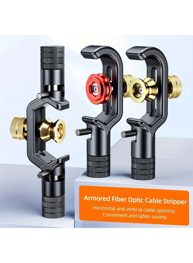 Professional Metal Wire Stripper 4 10mm Optical Cable Ergonomic Grip - Image 5