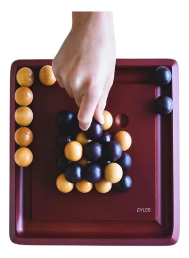 جيجاميك بايلوس | لعبة خشبية رائعة | لعبة لوحية استراتيجية تجريدية | للأعمار من ٨ سنوات فما فوق | لاعبان | ١٥ دقيقة - Image 2