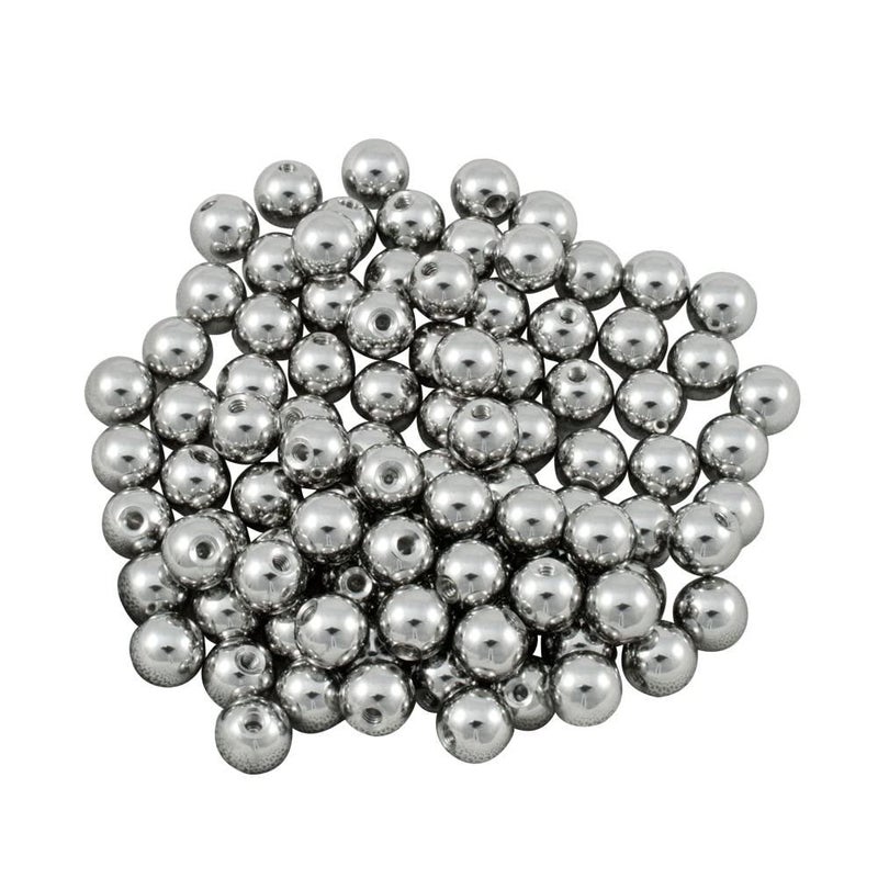 ART IFACT 100 Pieces of 7mm Silver Solid Bearing Ball - Use is Cycle Ball Bearing (Silver, 7mm) - Not Magnets - Image 2