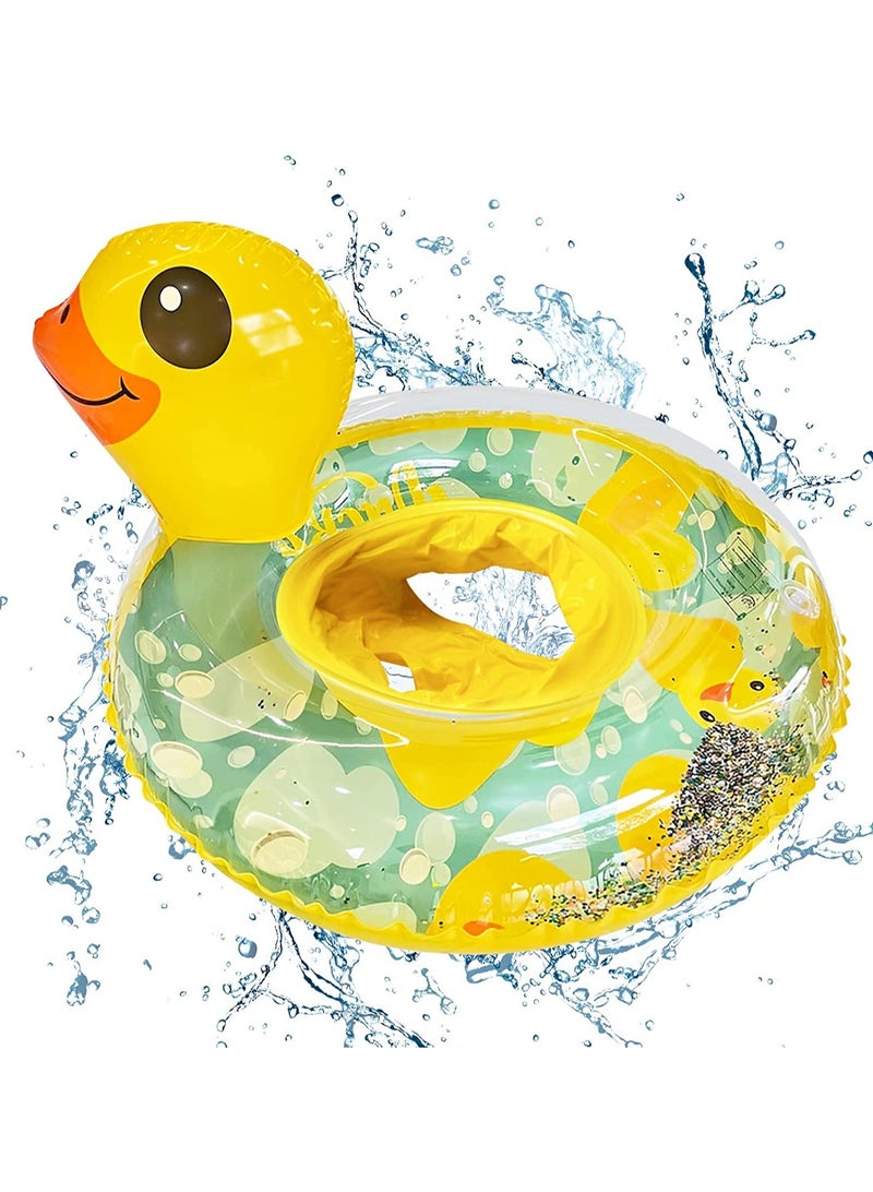 Barakah Baby Pool Float Infant Pool Floats with Safty Seat for Kids Toddlers Age 0-5 Under 110lbs for Inflatable Pool Beach Outdoor - Image 1