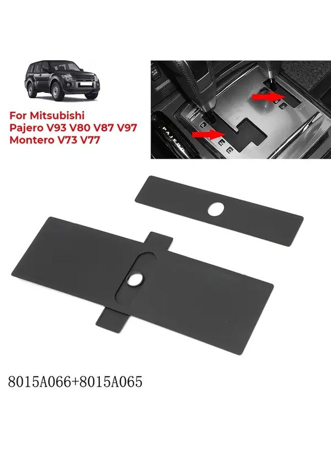 غطاء لوحة ناقل الحركة من ميتسوبيشي مونتيرو باجيرو V93 V80 V87 V97 V73 V77، واقي غبار، شريط زينة للذراع، جزء بديل مطاطي، 8015A066 8015A065، قطعة واحدة، تركيب سهل، جودة عالية، أسود. - Image 3