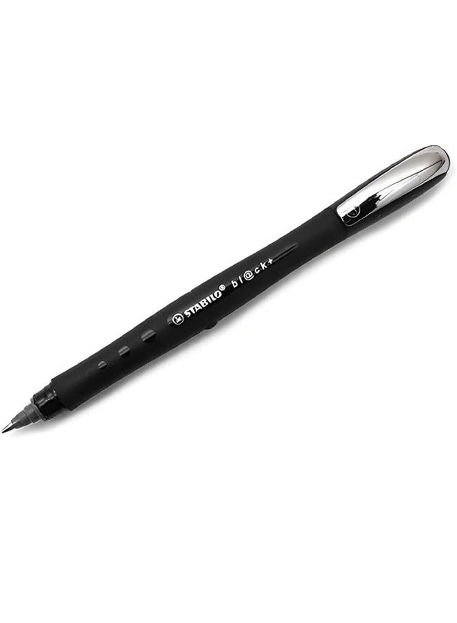 Smooth writing pen with a touch of luxurious black - Image 1