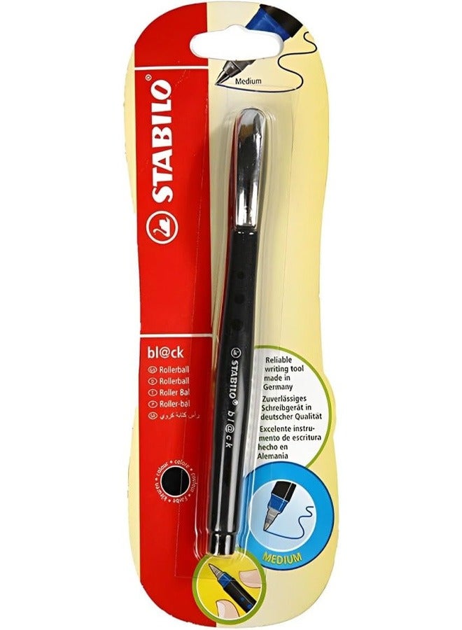 Smooth writing pen with a touch of luxurious black - Image 2