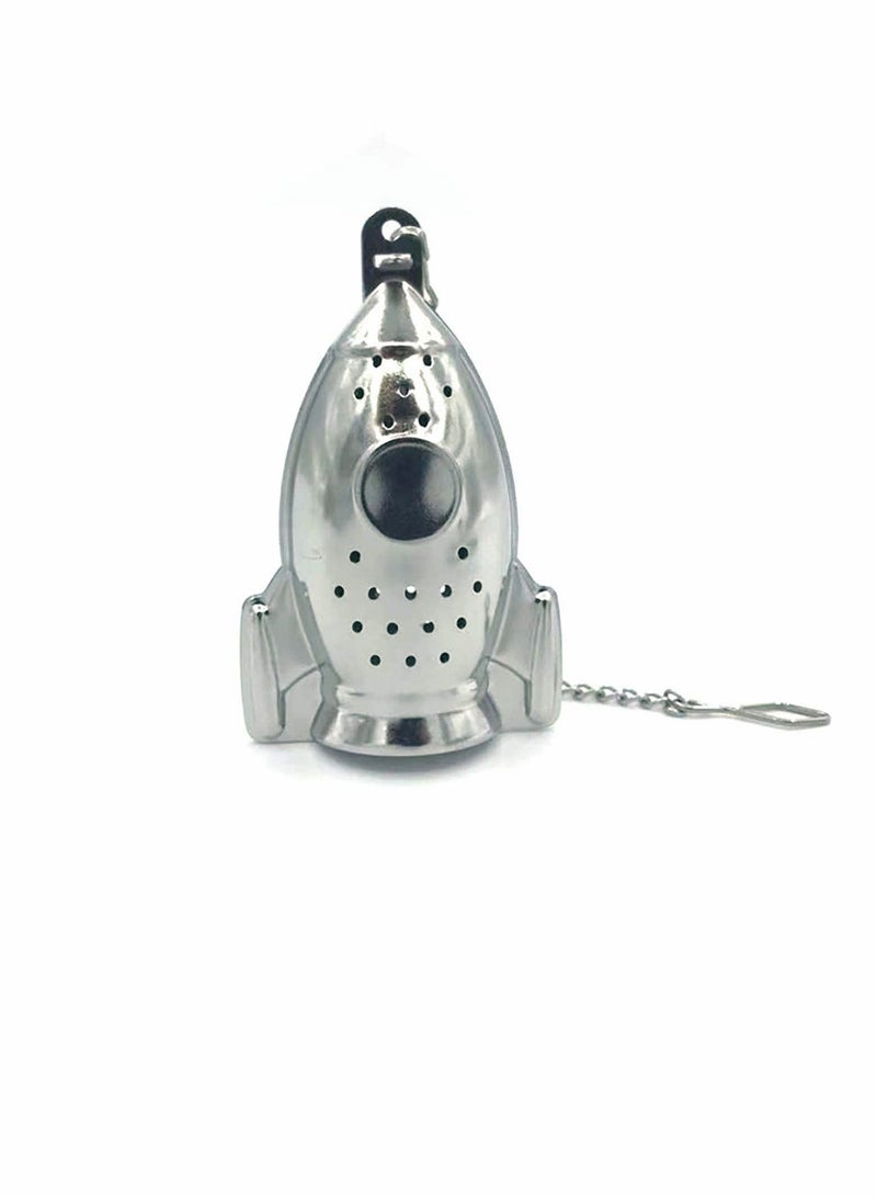 Y&D Tea Strainer, Rocket Shaped Stainless Steel Strainer Spacer Diffuser for Loose Leaf and Spices Seasonings - Image 3