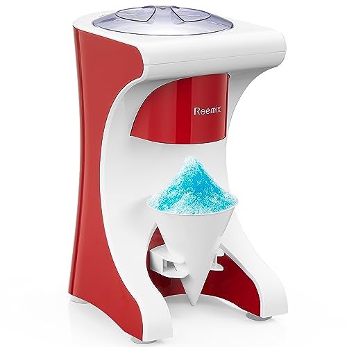 Reemix Shaved Ice Machine Snow Cone Machine, Reemix Slushie Machine for Snow Cone, Snowballs, Frozen Cocktails and More, Easy to DIY with Snow Cone Syrup at Home - Image 1