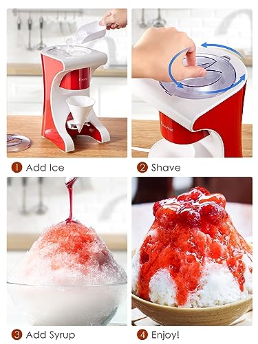 Reemix Shaved Ice Machine Snow Cone Machine, Reemix Slushie Machine for Snow Cone, Snowballs, Frozen Cocktails and More, Easy to DIY with Snow Cone Syrup at Home - Image 3