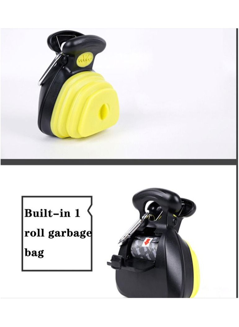 مُجمع نفايات قابل للطي للكلاب المحمولة مع 1 لفة من الأكياس القابلة للتحلل - Image 4