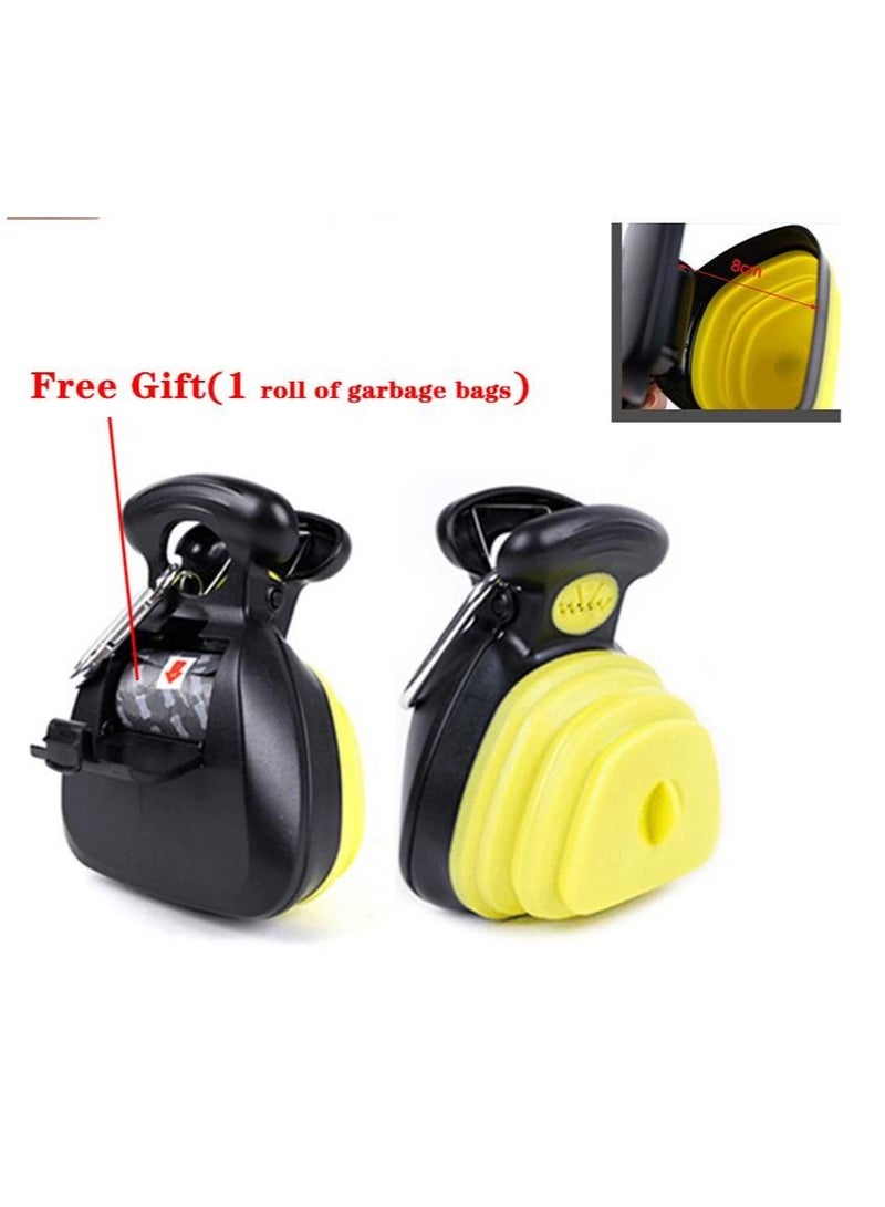 مُجمع نفايات قابل للطي للكلاب المحمولة مع 1 لفة من الأكياس القابلة للتحلل - Image 2