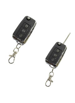 Platinum Platinum Pack of 2 Universal Remote Control FK129 Keyless Entry Systems | Car Door Lock/Unlock, and Trunk Release | with Physical Key  - Image 1