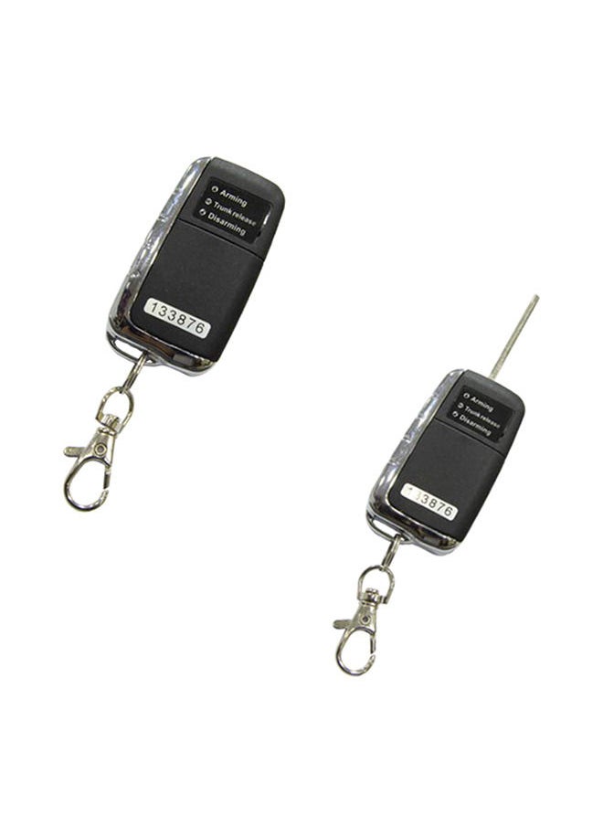Platinum - Platinum Pack of 2 Universal Remote Control FK129 Keyless Entry Systems | Car Door Lock/Unlock, and Trunk Release | with Physical Key - Image 1