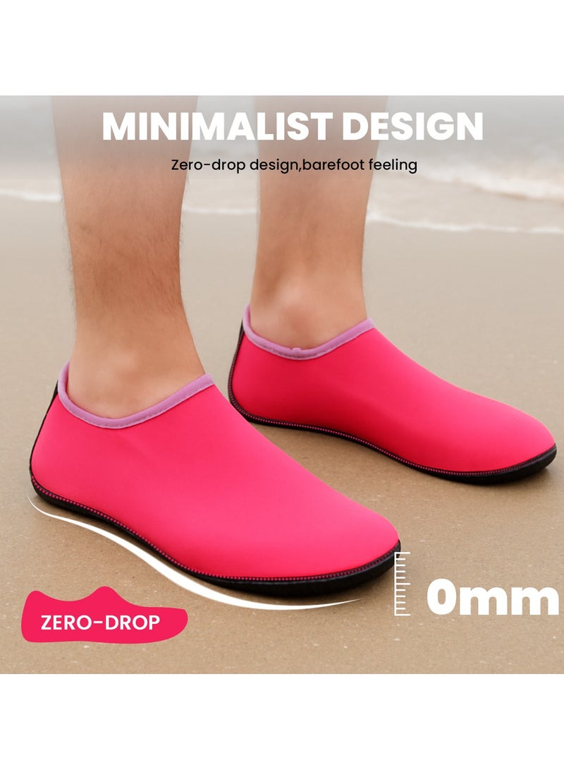 VUCATIN Water Shoes for Men Women Quick-Dry Aqua Socks Slip-on Beach Shoes Swimming Shoes Barefoot Yoga Socks for Sport Beach Swim Surf Yoga Exercise (A)  - Image 4