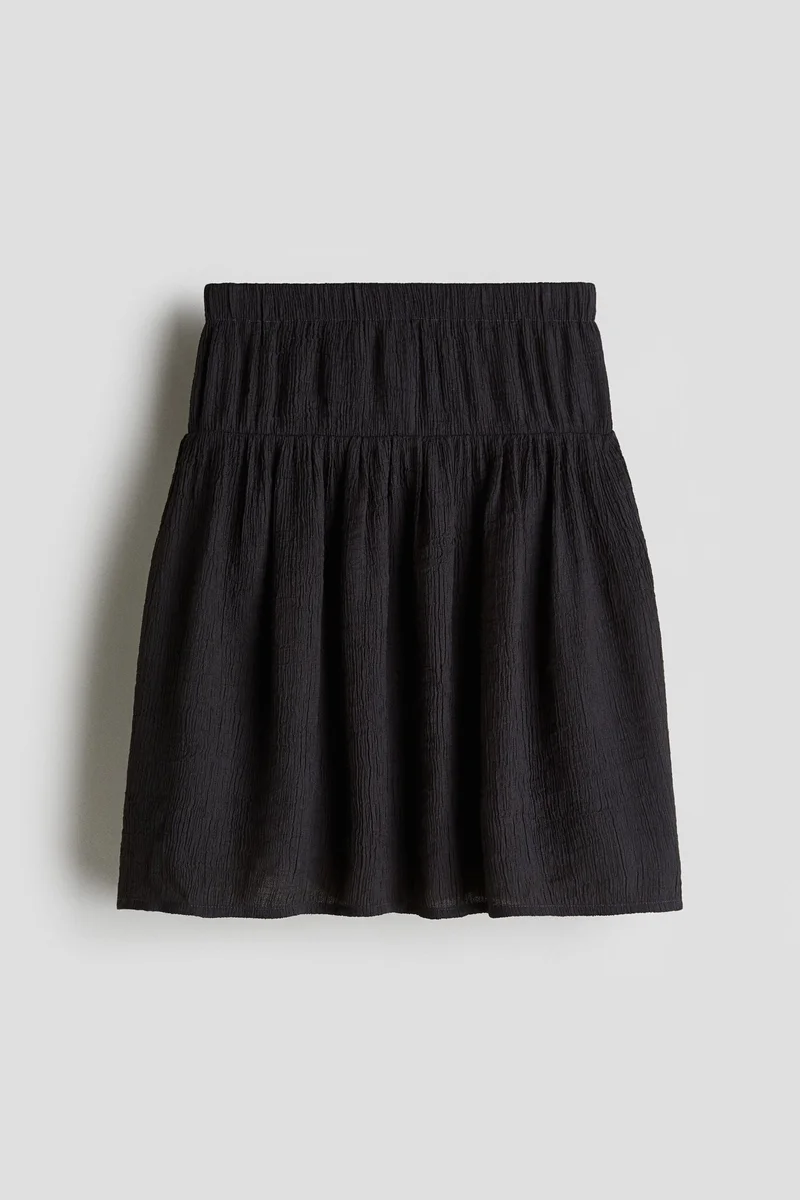 H&M Crinkled chiffon skirt