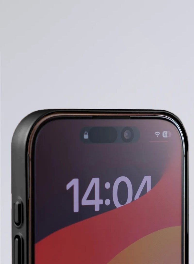 Wtech Apple iPhone 17 Pro Max 5G 2025 Premium Matte Silicone Material Shockproof with Anti-fingerprint Finish Case Cover (MCRPSN) - Black - Image 4