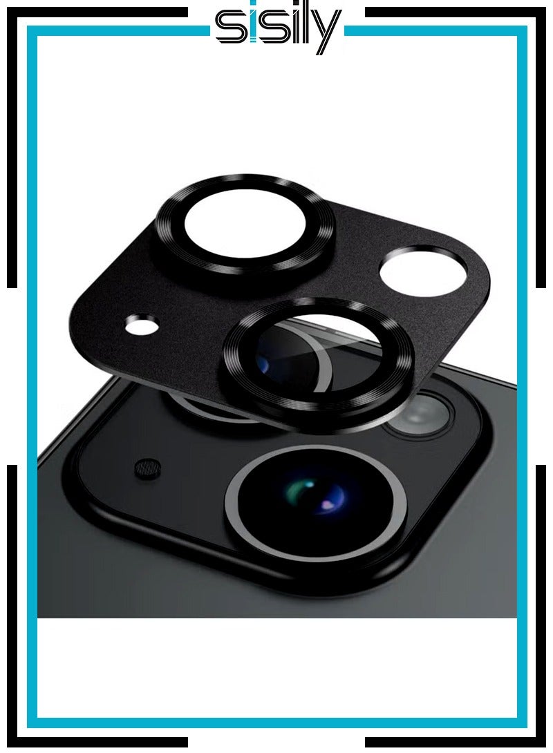 Sisily Camera Lens Protector for iPhone 14 /iPhone 14 Plus Metal Tempered Glass Came - Image 1