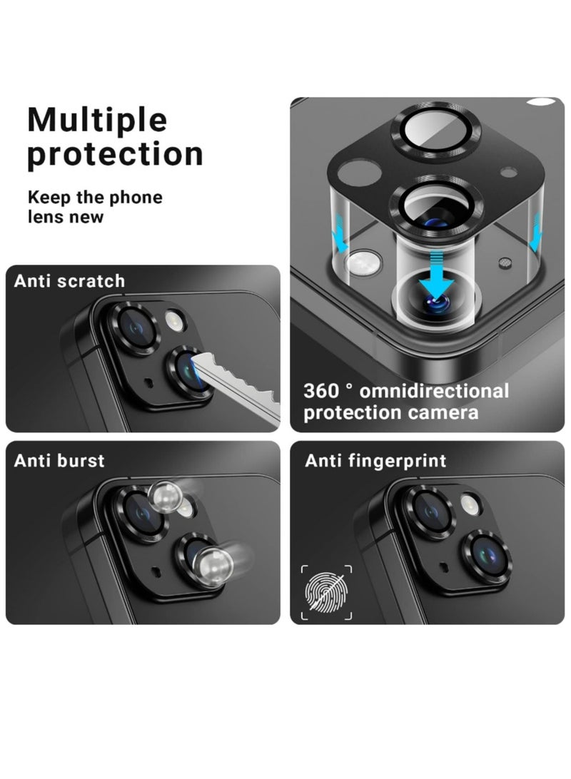 Camera Lens Protector for iPhone 14 /iPhone 14 Plus Metal Tempered Glass Came  - Image 5