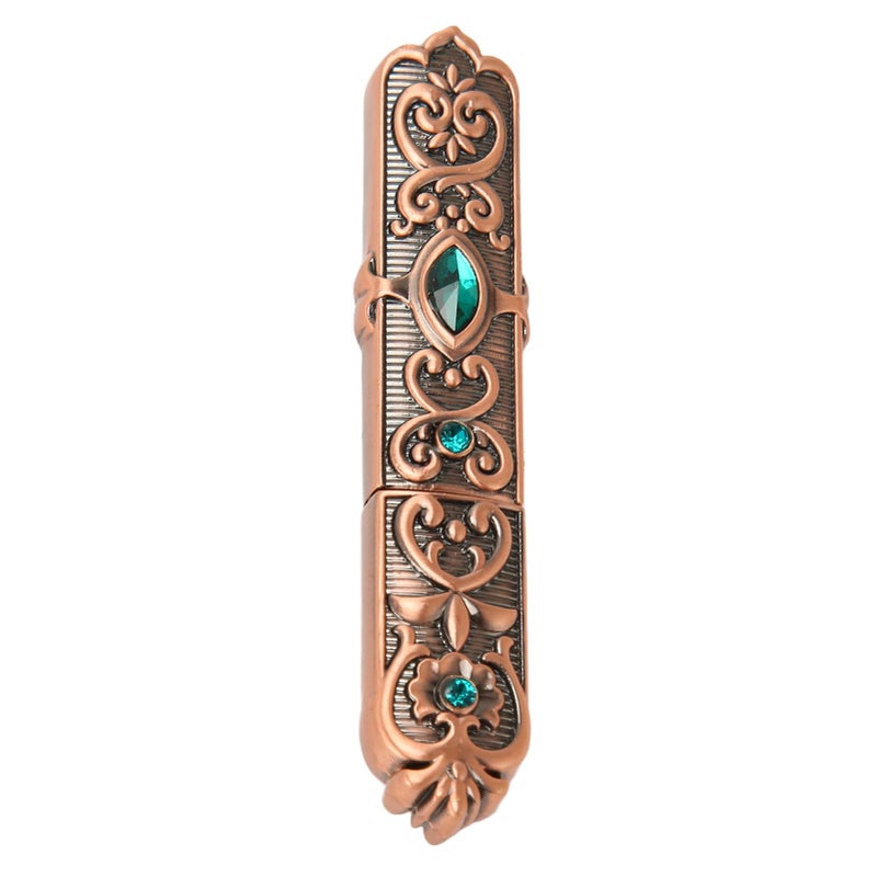 Vintage Carved Pattern Needle Case Set Rose Gold Sewing Tools Accessories - Image 2