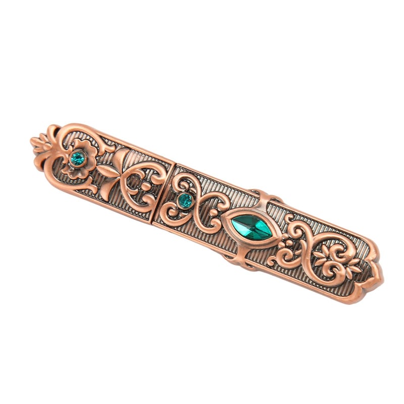 Vintage Carved Pattern Needle Case Set Rose Gold Sewing Tools Accessories - Image 3