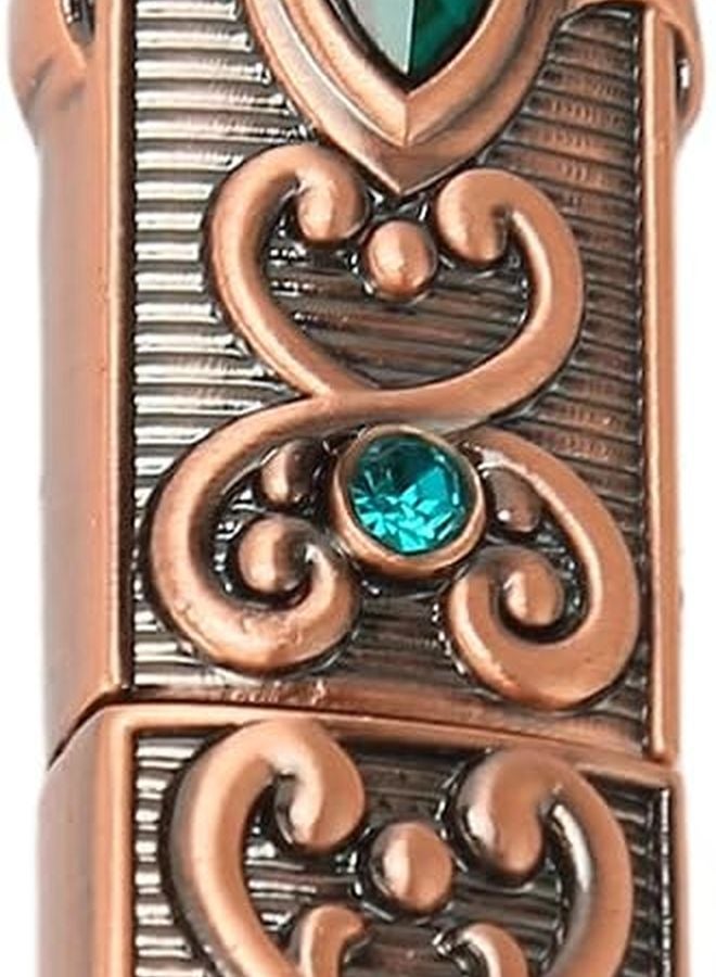 Vintage Carved Pattern Needle Case Set Rose Gold Sewing Tools Accessories - Image 1