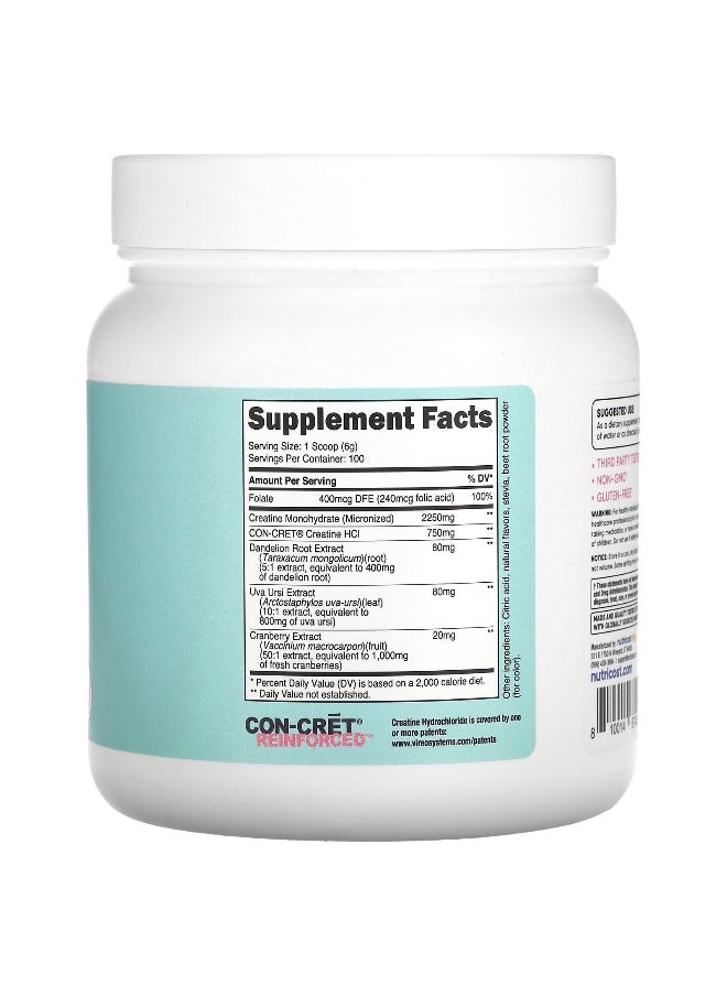 Nutricost Nutricost, Women, Creatine, Strawberry Lemonade, 1.3 lb (570 g)  - Image 2