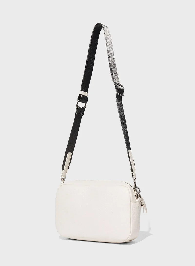 PARFOIS Fabric Strap Crossbody Bag