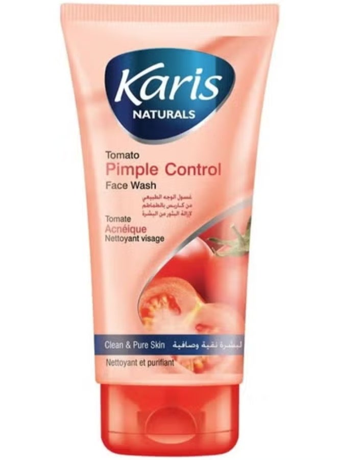 KARIS Set of 4 Karis products (  Karis Pimple Control Face Wash ,Tomato , 150ml , Karis Strawberry Oil Control Face Wash 150 ml , Karis Pure & safe Germ Protection Face Wash 150Ml plus Karis Honey & Almonds Nourishing Face & Body Scrub 600Ml) - Image 3