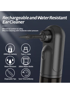 Gasin Handheld Electric Ear Washer Portable Automatic Ear Wax Cleaner Household Multifunctional Ear Flosser  - Image 1