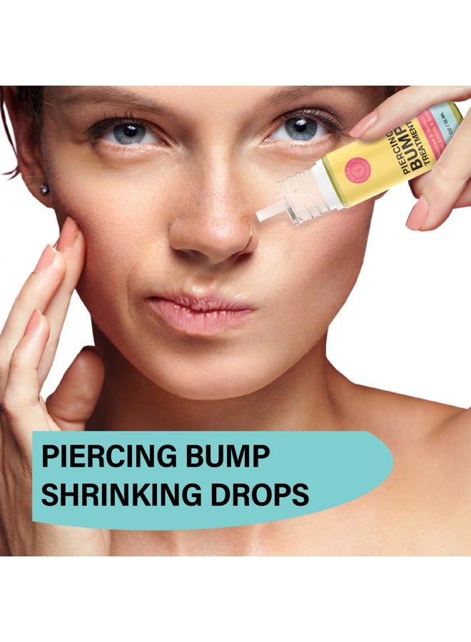 BASE LABORATORIES Piercing Aftercare Kit: Keloid & Piercing Bump Solution Oil(15ml) + Piercing Aftercare Spray (4oz) - for Keloid Bump Removal & Cleansing Soothing Piercings Before & After - Image 4