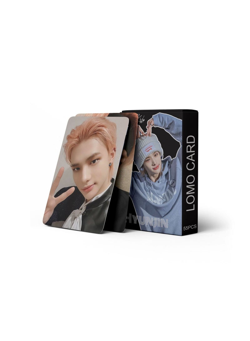 Generic 55Pcs Straykids Member Hyunjin Personal Photo Card  - Image 4